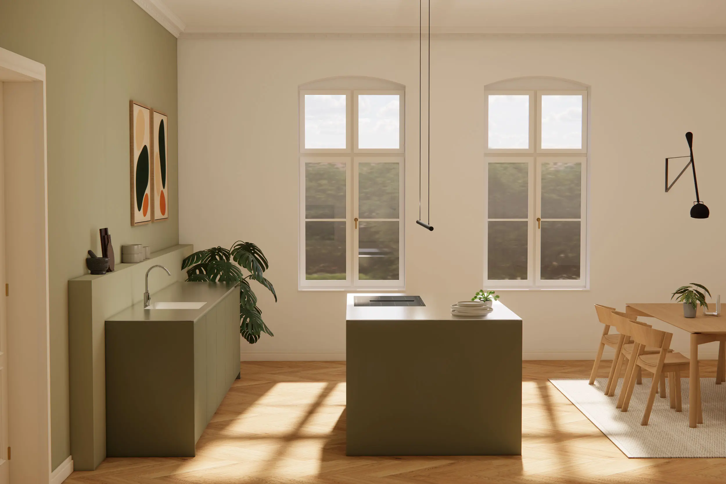 KÜX Küche puristisches Design