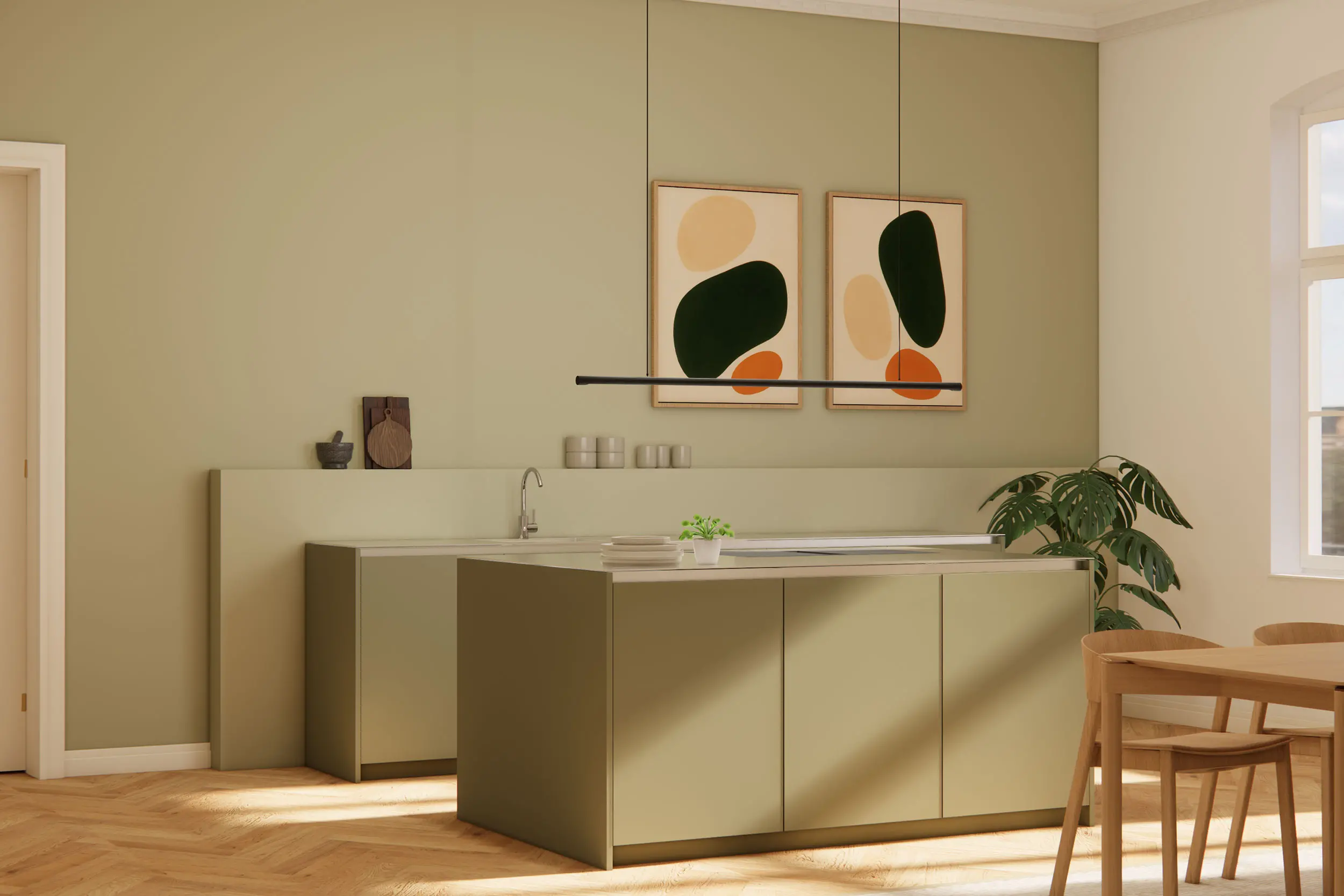 KÜX Salon – minimalistische Arbeitsfläche